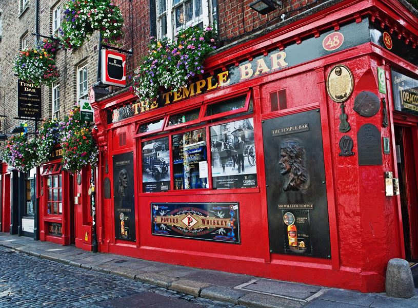 Temple Bar in Dublin, Ireland