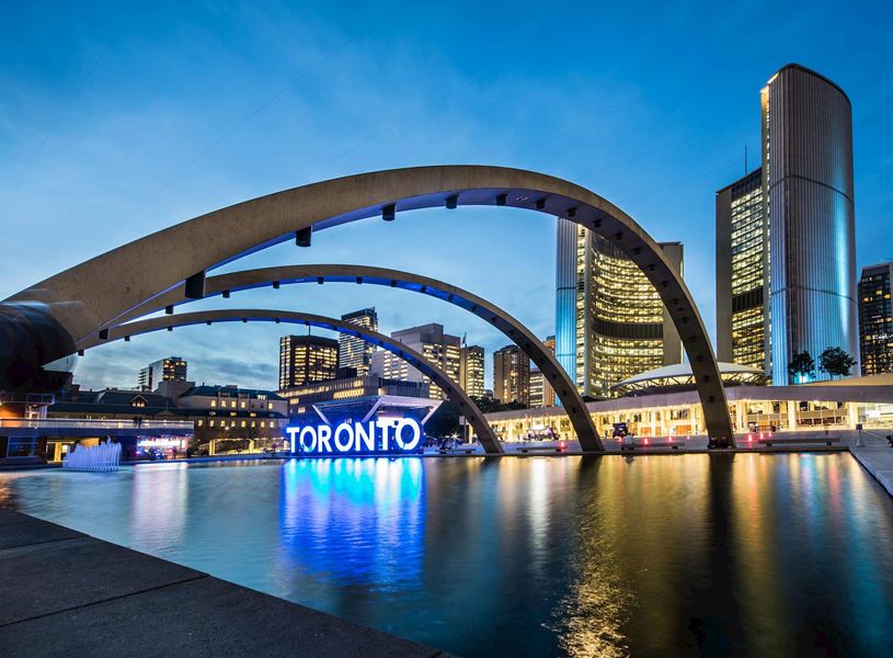 Sign in Toronto, Canada