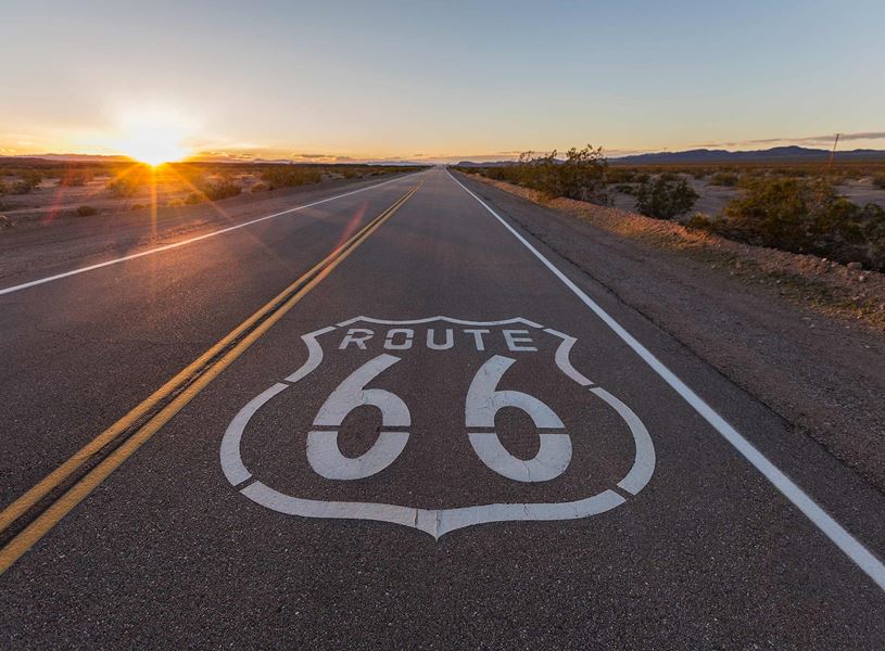 Sign on Route 66, Flagstaff, USA
