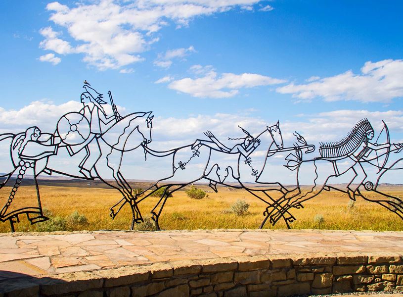 Native American Memorial in Cody, USA