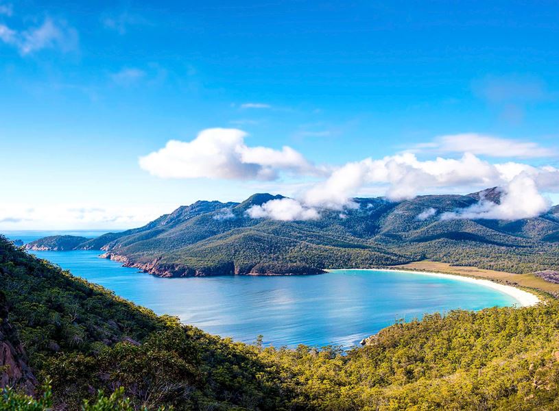 View, Wineglass Bay, Freycinet, Australia