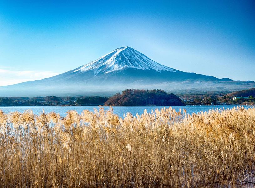 View of Mount Fuji, Japan