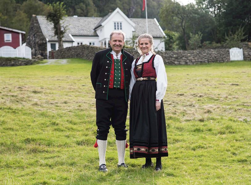 Enjoy a dinner with the Ovre-Eide family on their farm in Bergen, Norway