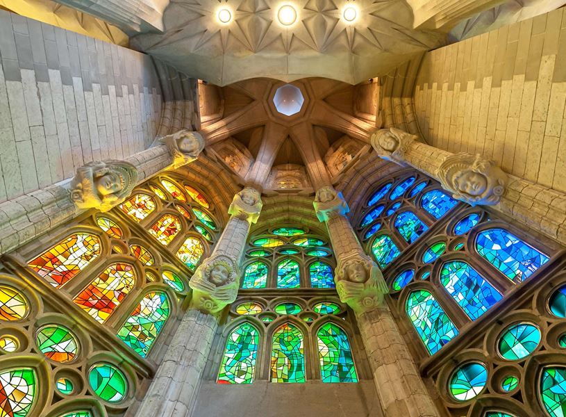 Visit La Sagrada Familia to admire Gaudi's fairy-tale architecture in Barcelona
