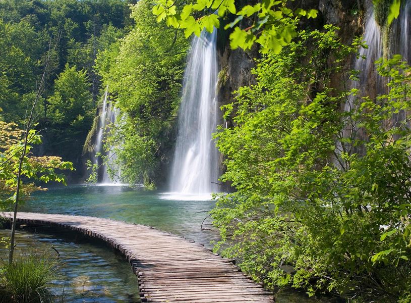 Plitvice Lakes National Park, a UNESCO-listed protected area in Croatia