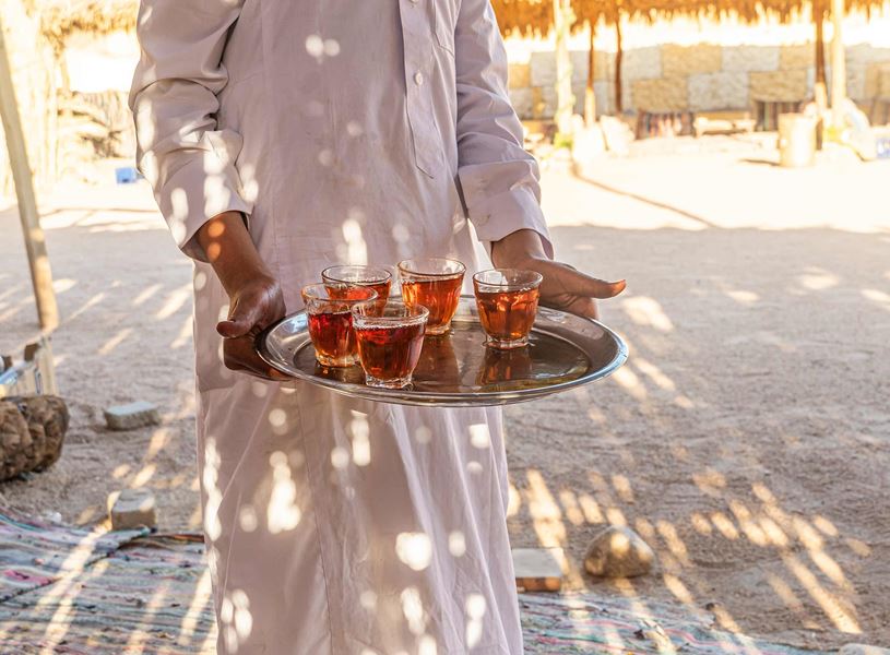 Enjoy mint tea and baked bread on the banks of the Nile with the El Boerey family