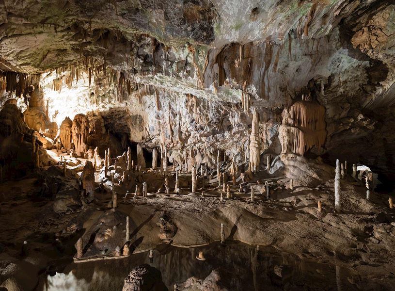 Visit Postojna caves in Slovenia