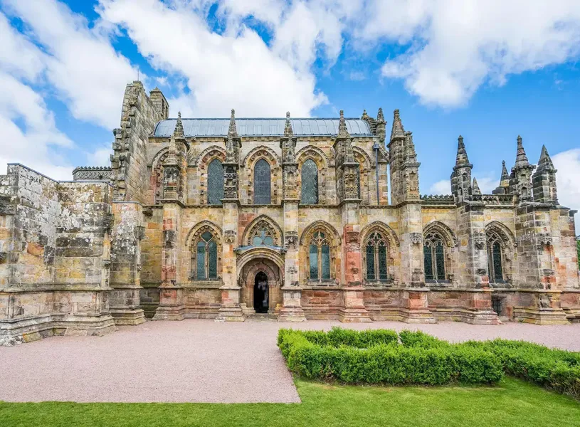 The Rosslyn Chapel in Scotland