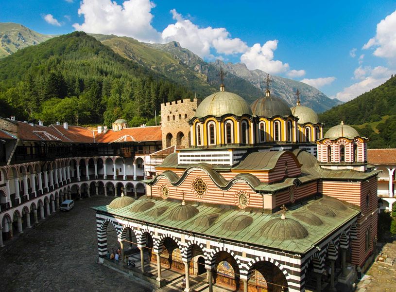 Rila Monastery, a UNESCO World Heritage Site, in Sofia, Bulgaria