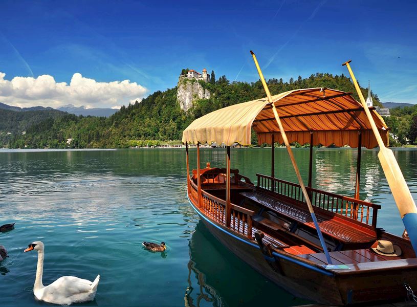 Jewels of Slovenian countryside in Bled, Slovenia