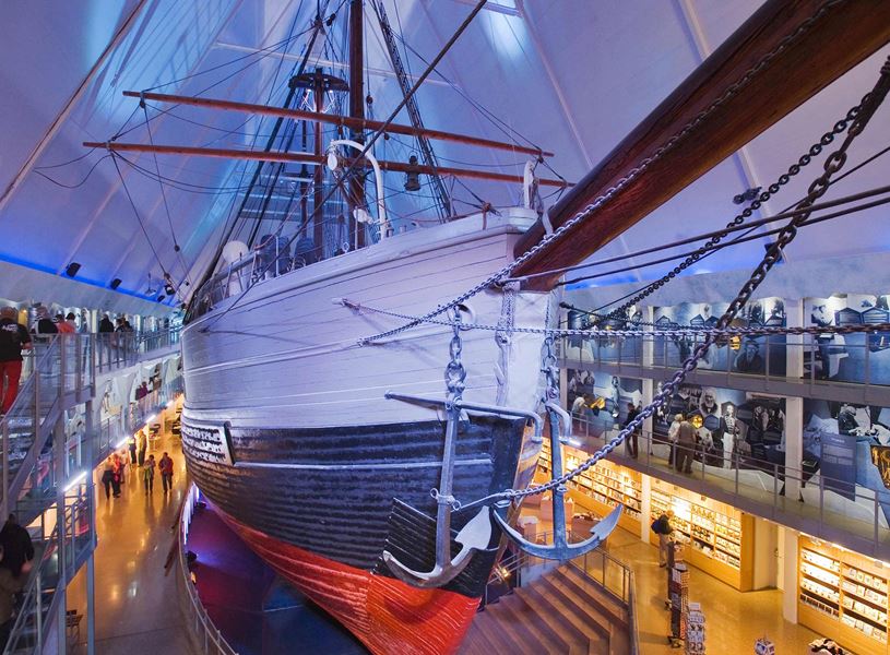 Historic Polar Expedition ship, Fram Museum, Oslo, Norway