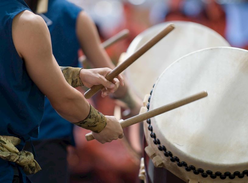 Learn to play a Taiko Drum in Tokyo