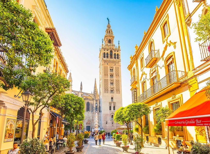 Giralda tower and Seville Cathedral, Spain