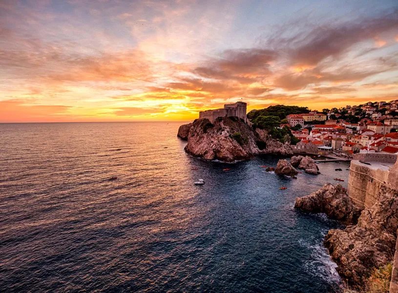 Cruise and dinner in Dubrovnik, Croatia