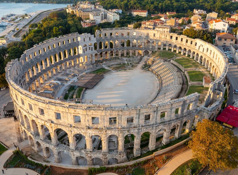 Pula Arena Amphitheater, Pula, Croatia