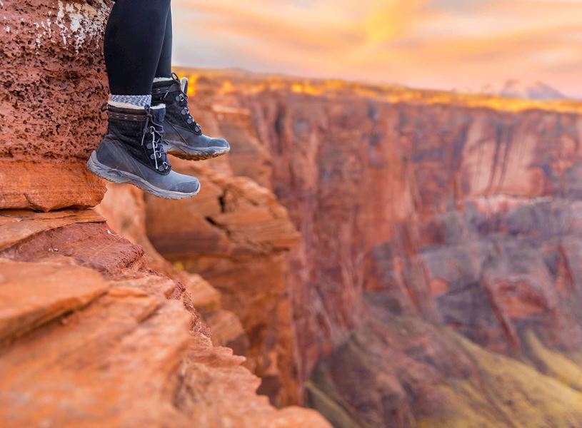 Hiking Boots in Grand Canyon, USA