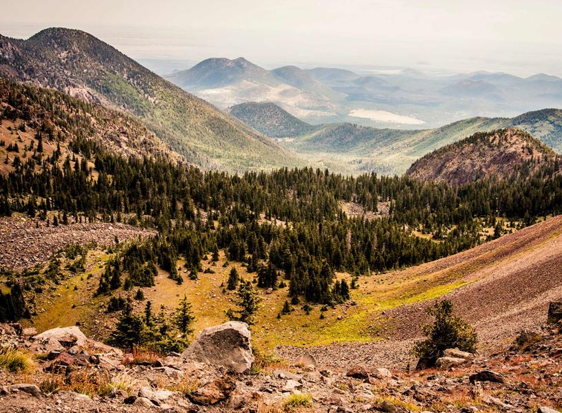 Mountain valley in Flagstaff, USA
