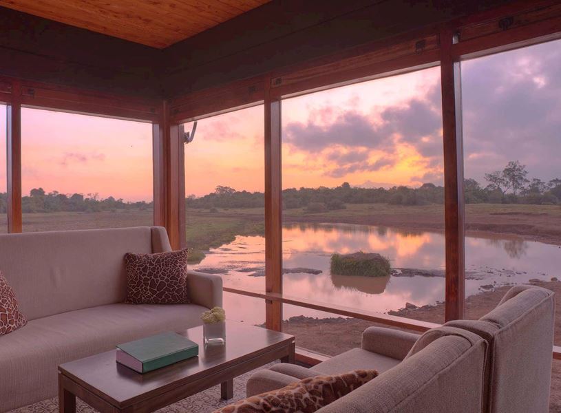 The Ark Lodge resembling Noah's Ark, Aberdare National Park, Kenya