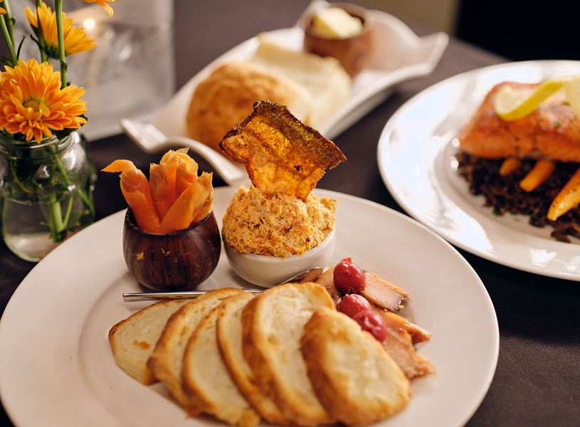 Salmon n Bannock Meal, Vancouver, Canada