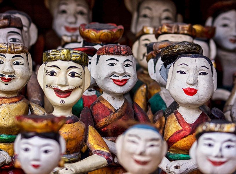 Watch a Water Puppet Show in Hanoi, Vietnam