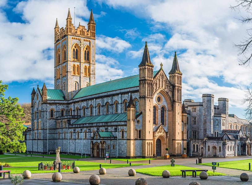 Visit Buckfast Abbey, a Benedictine monastery in Buckfastleigh, England