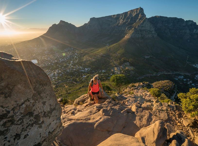 Enjoy a hike with a local expert guide up the iconic Table Mountain in Cape Town, South Africa