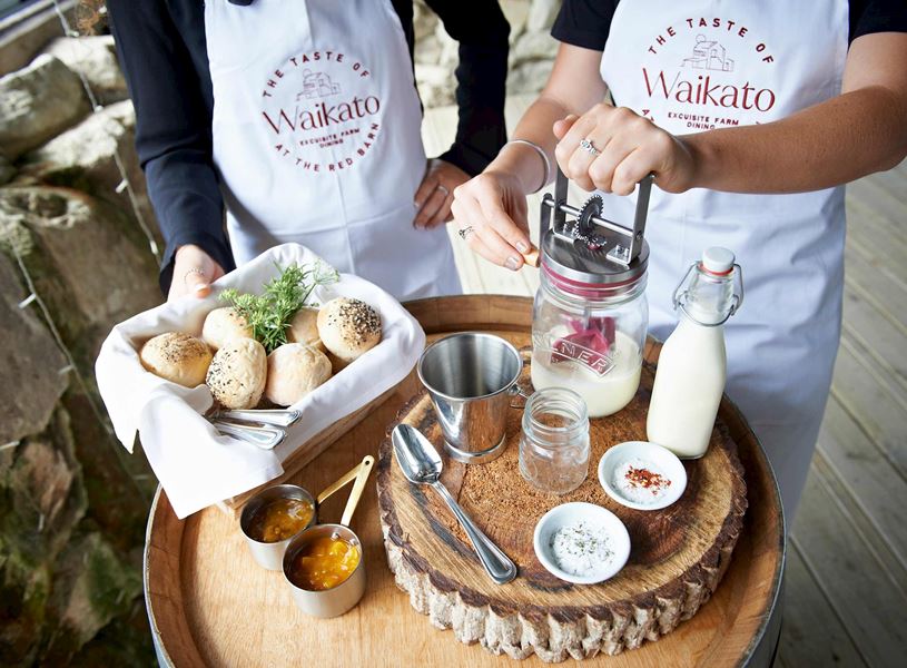 Join The O'Sullivan's for lunch on thieir farm in The Waikato District, New Zealand