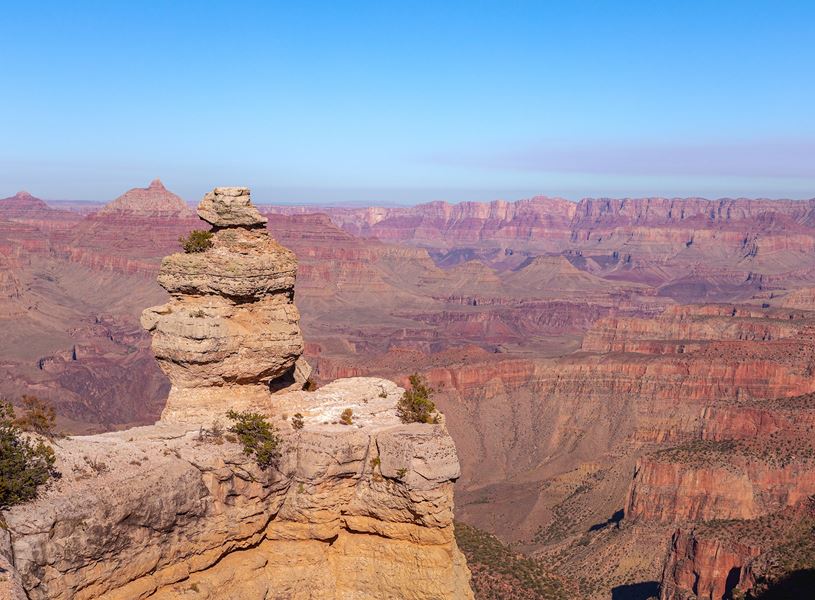 Hike Along Grand Canyon, Arizona