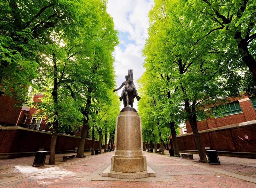 City tour of Boston, USA