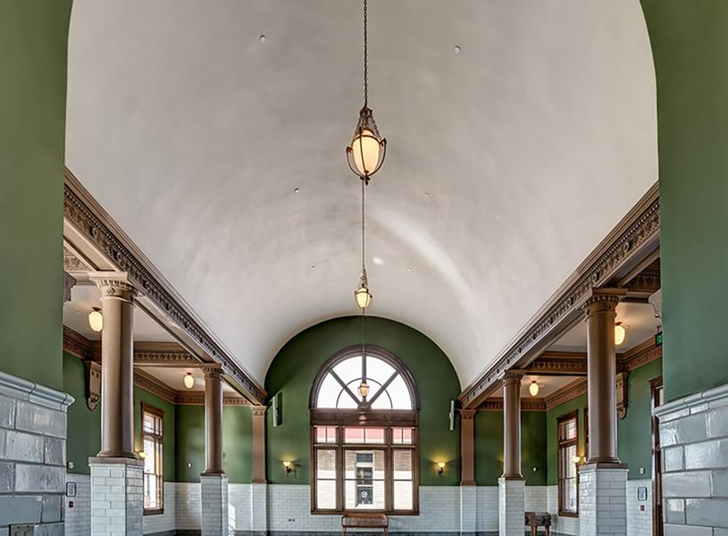 Visit Billings depot in the Historic District of downtown Billings, USA