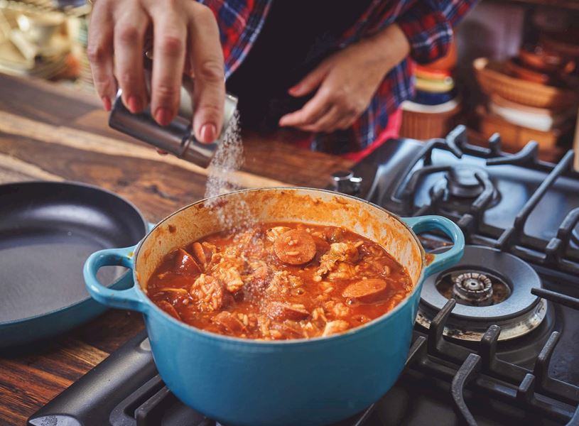 Visit the New Orleans School of Cooking and enjoy delicious and hearty Creole dinner, USA