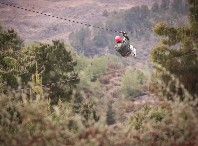 Experience life above the trees along 6 suspension bridges and 8 thrilling zip lines in Denali National Park, Alaska, USA