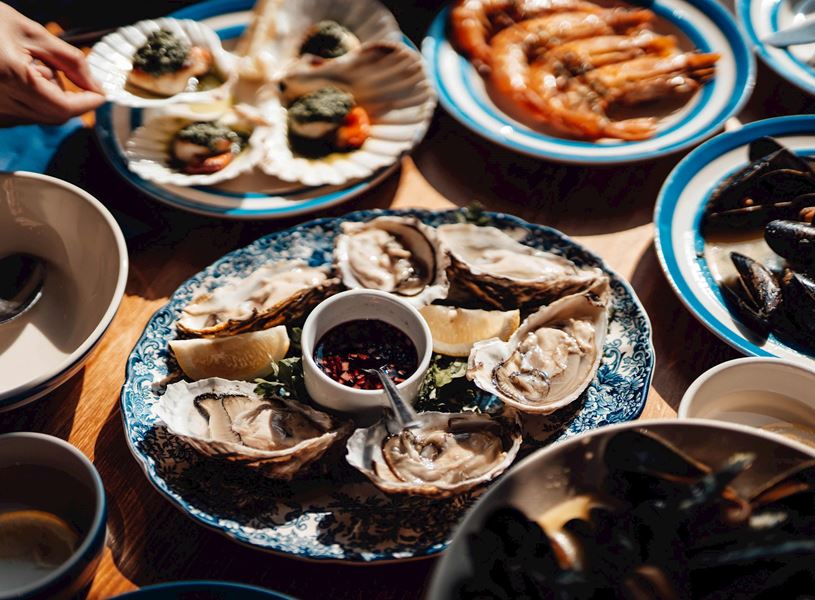 Have a seafood lunch at Brackley Bay, Prince Edward Island, Canada