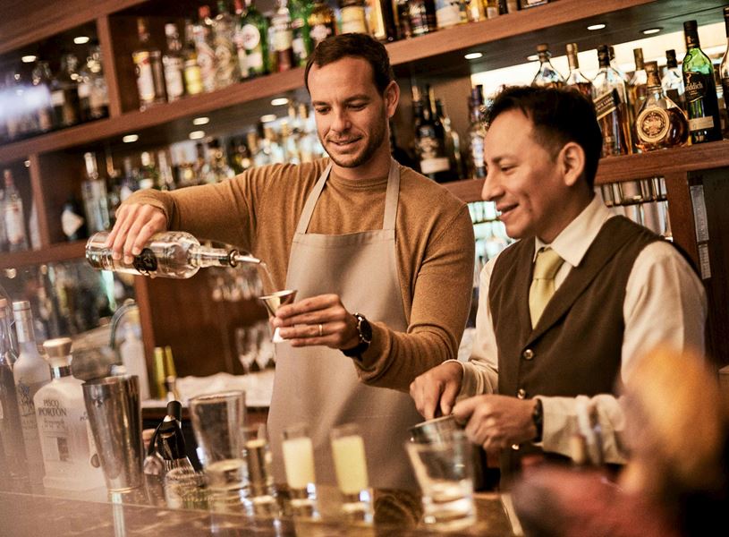 Learn how to prepare ceviche and pisco sour at Sumaq hotel, Machu Picchu, Peru