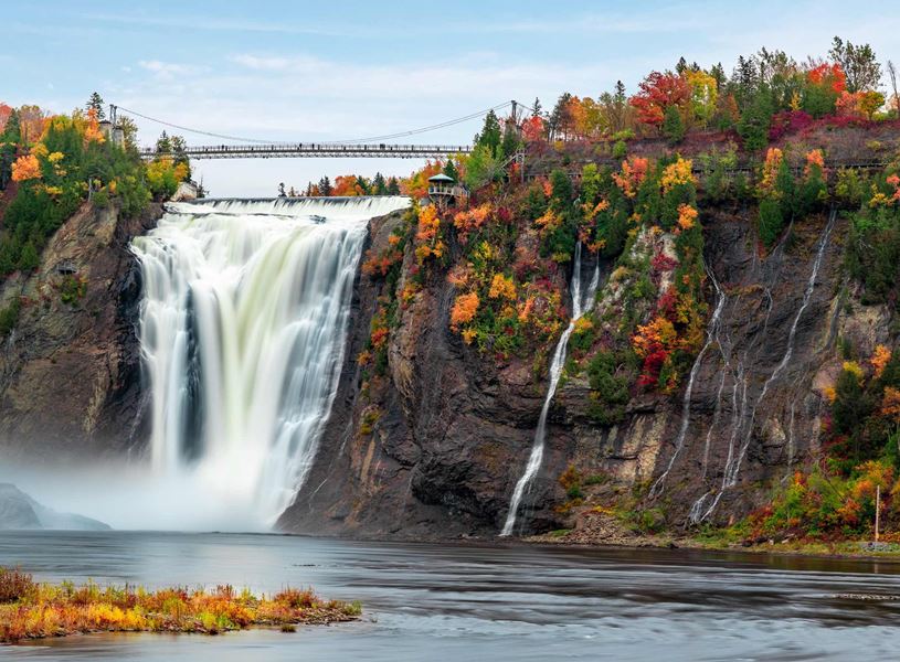 Enjoy dinner in Ile D' Orleans and see Montmorency Falls, Canada