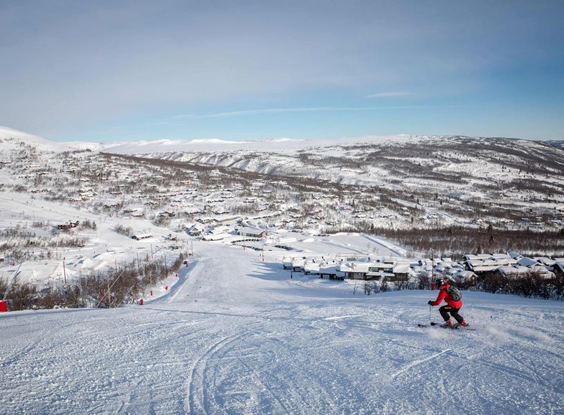 Take in Geilo's stunning views from its ski resort, Norway