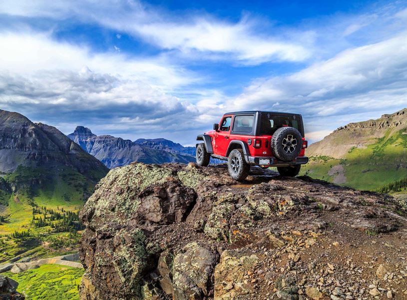 Take a drive on a jeep up Snowmass Mountain, Colorado, USA