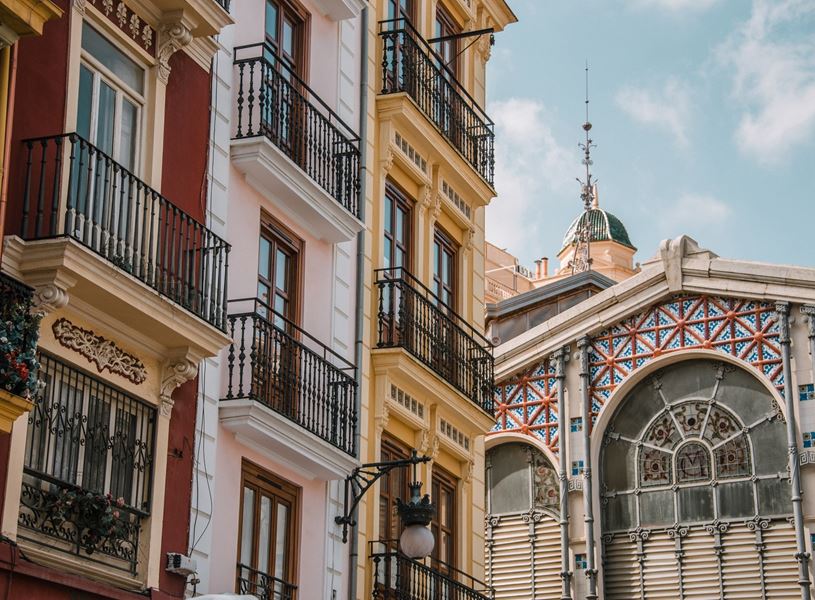 The Central Market in Valencia, Spain