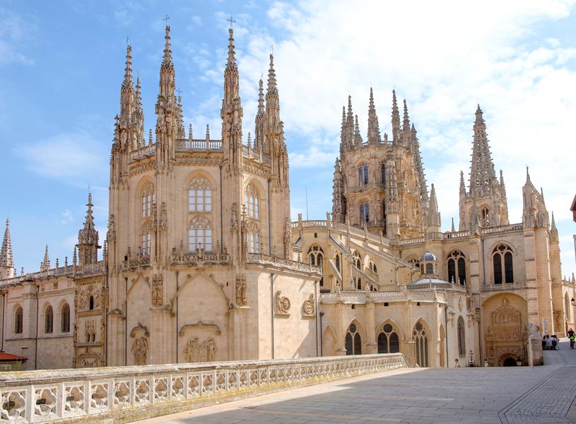The Cathedral of Saint Mary of Burgos in Burgos, Spain