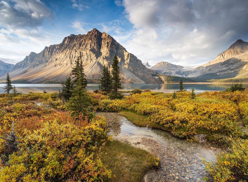 Enjoy a scenic horseback ride along Bow River, Canada