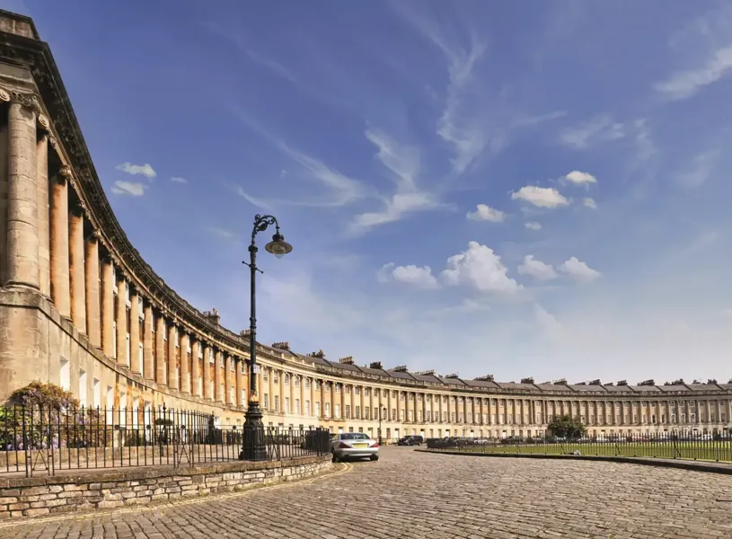 The Royal Crescent in Bath, England