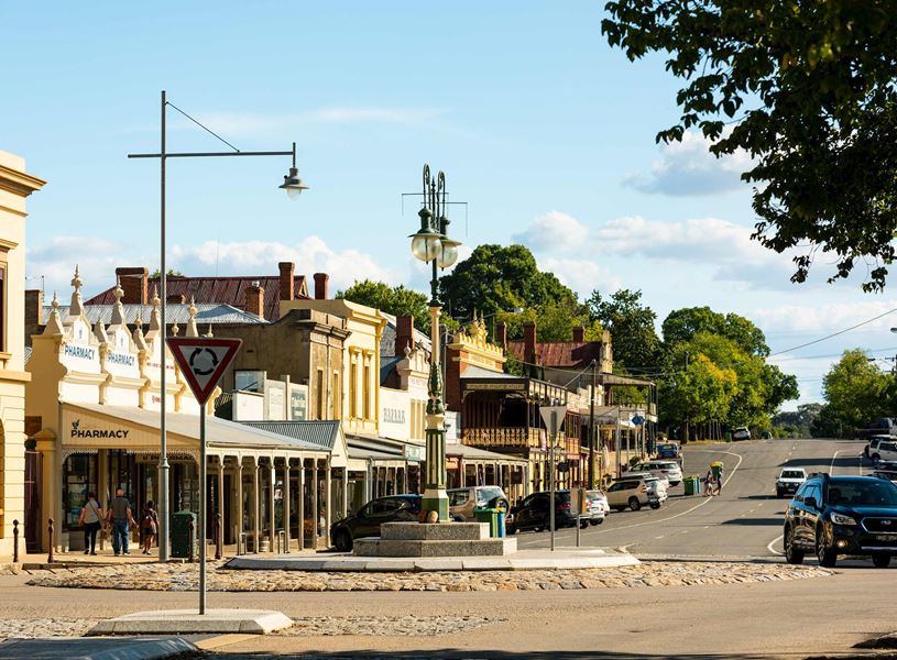 Enjoy small town charm and hospitality in Beechworth, Australia