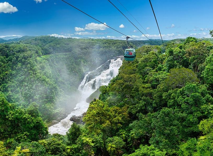 Enjoy the Skyrail, Kuranda Scenic Railway and Tjapukai day tour Cairns, Australia