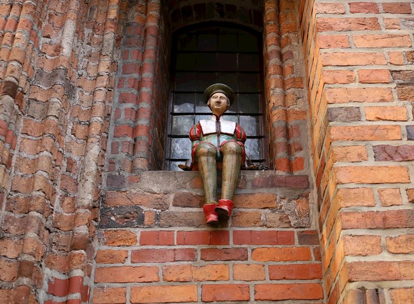 Window in Torun Poland