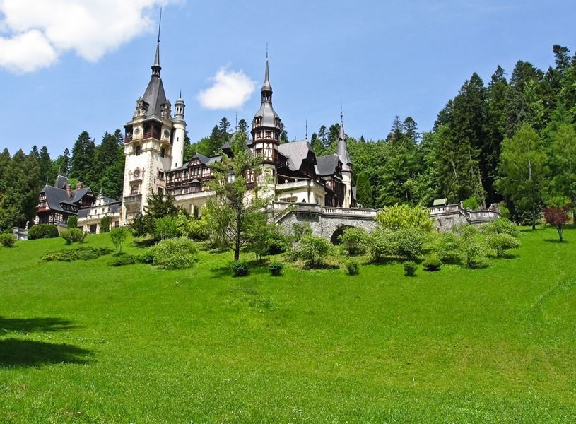 Peles Castle in Sinaia, Romania