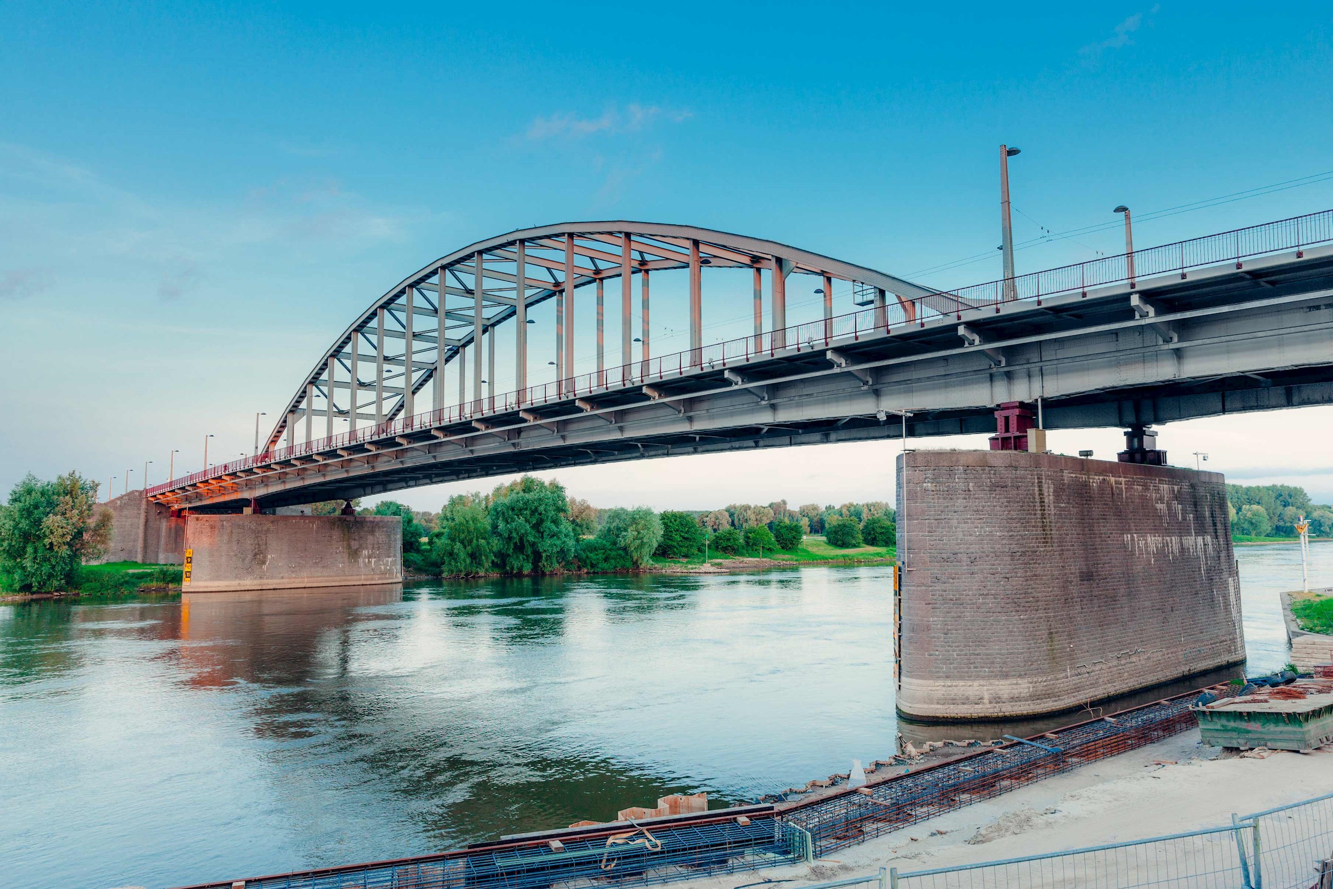 John Frost Bridge in Arnhem, Netherlands