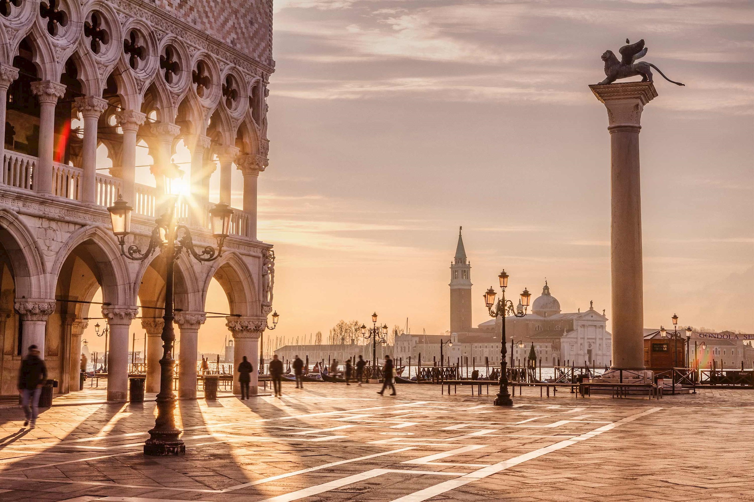 Doge's Palace and St. Mark's Square in Venice, Italy