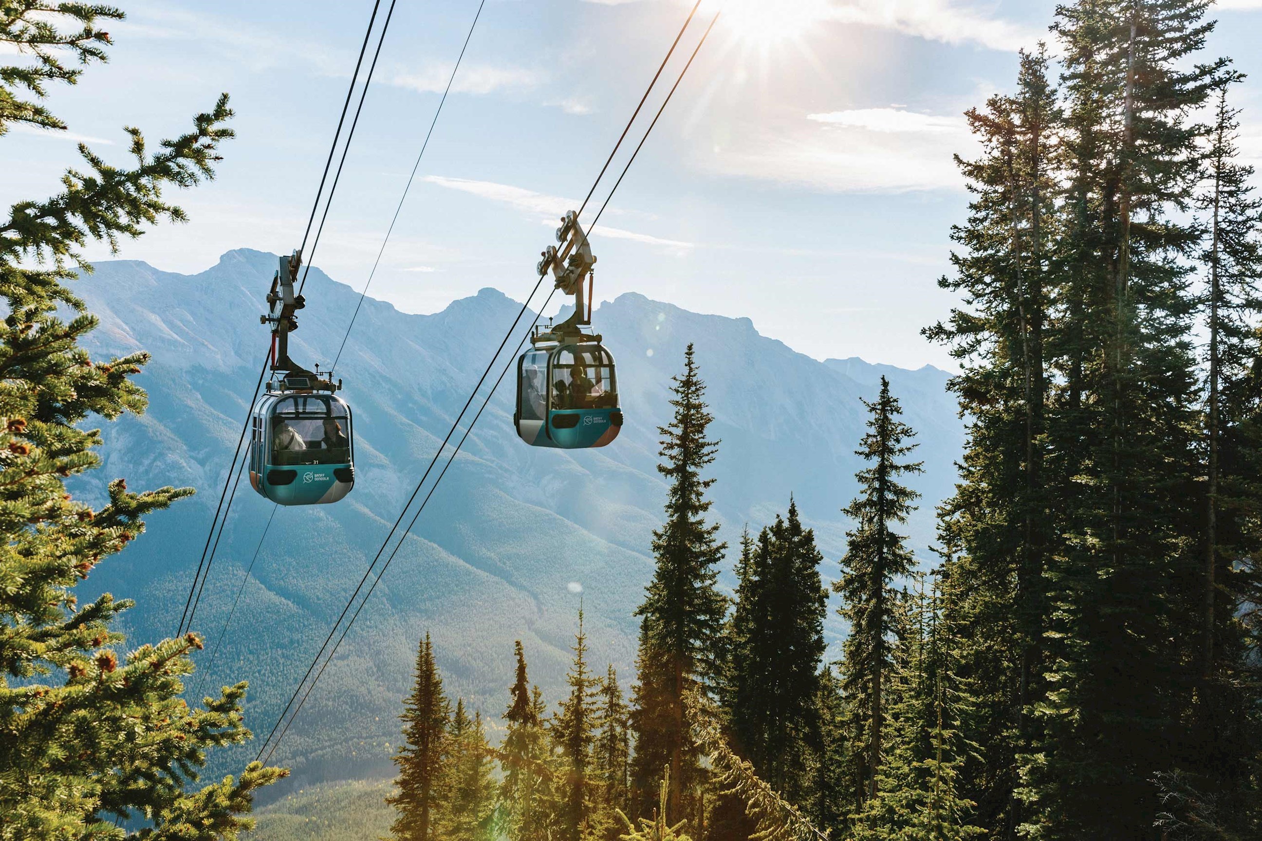 View the Canadian Rockies on the Brewster Banff Gondola