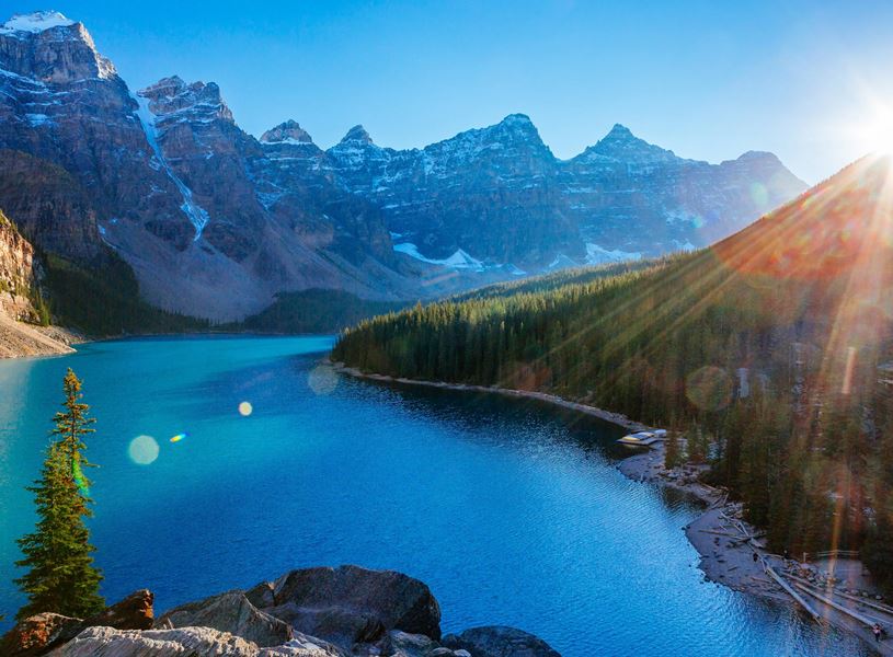 Lake Moraine Sunrise, Banff, Canada