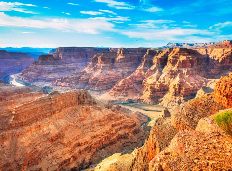 Panoramic View of the Grand Canyon National Park, USA